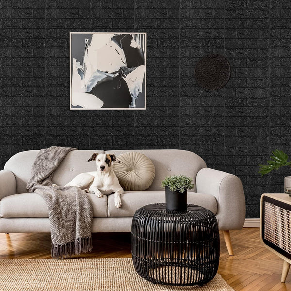 Wallpaper 3D Foam Wallpaper Sticker Panels (76 x 70 Cm / 1 Pc)