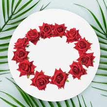 Flower Rose Hair Pin / Clip Velvet Flower Design (12 pcs Set / Red Color Only), Hair accessories