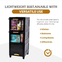 3-Layer Plastic Storage Drawer Cabinet