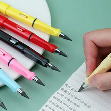 2-in-1 Everlasting Magic Pencil with Replaceable Eraser – Inkless, Reusable, Portable (1 Pc / Mix Color)