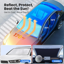 Foldable Car Windshield Sunshade for Heat Protection