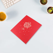 Unique 3D -Up Wishing Card (Christmas): 1 Pc