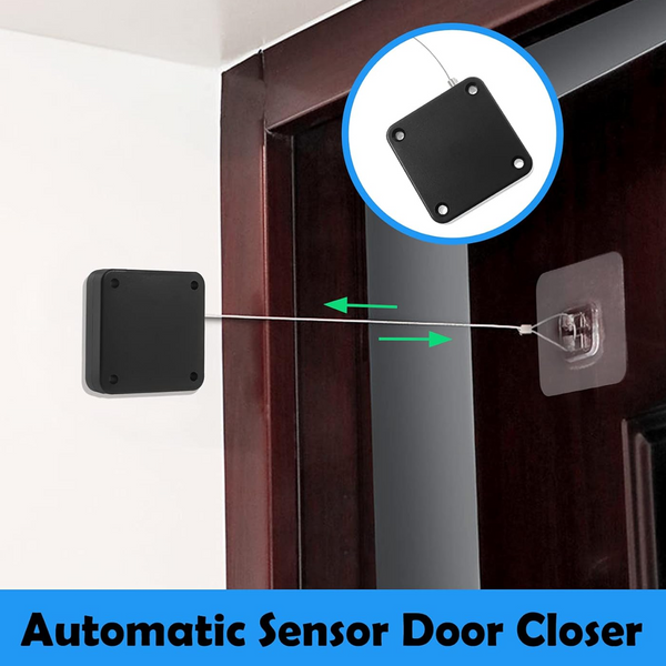 Automatic Door Closer Punch-Free Automatic Sensor Door Closer With 4 Screw