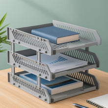 Multifunctional File Rack with Drawers: Desktop Storage for Office Supplies (4/3 Layers)