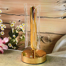 Cylinder Shape Crystal Table Lamp