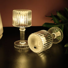 6pc LED Crystal Table & Desk Lamp