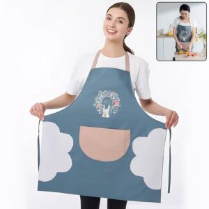 Multipurpose Kitchen Cooking Apron with Front Pocket, Waterproof, Adjustable