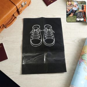 Travel Shoe Storage Bag – Portable, Waterproof, Non‑Woven Organizer