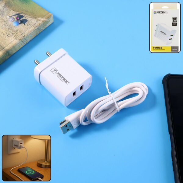JBTEK Fast Charging Wall Adapter with USB Cable