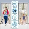 Magic Mesh Hands-Free Screen Door | Mosquito Net for Home
