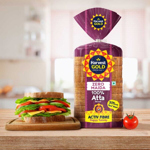 Harvest Gold 100% Atta Whole Wheat Bread