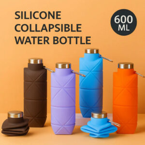 Collapsible Silicone Water Bottle 600ml