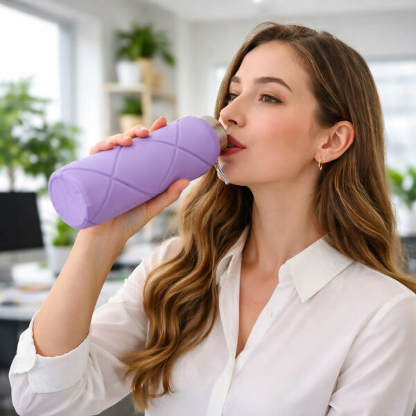 Collapsible Silicone Water Bottle