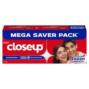 Closeup Everfresh+ Zinc Fresh+ Red Hot Toothpaste (2Nx150 g)