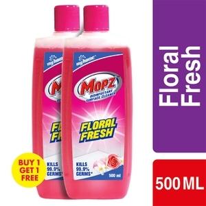 My Home Mopz Floral Fresh Disinfectant Surface Cleaner 500 ml (Buy 1 Get 1 Free)