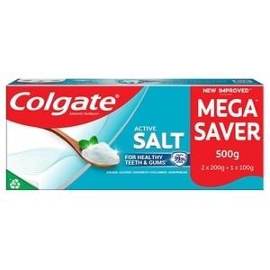 Colgate Active Salt Toothpaste (2N x 200 g + 100 g)