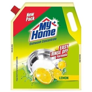 My Home Scrubz Lemon Fighters Concentrate Dishwash Liquid 2 L