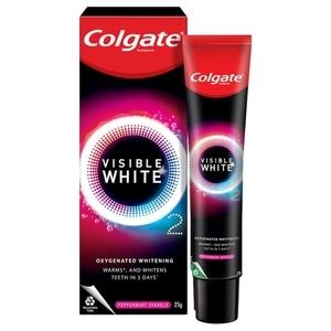Colgate Visible White O2 Peppermint Sparkle Toothpaste 25 g