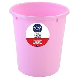 Home One Gloptook Pink Plastic Dustbin 7 L