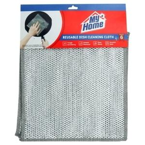 My Home Reusable Dish Cleaning Cloth Pack of 6
