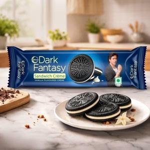 Sunfeast Dark Fantasy Vanilla Sandwich Cream Biscuit 79 g