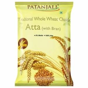 Patanjali Chakki Whole Wheat With Bran Atta 10 kg
