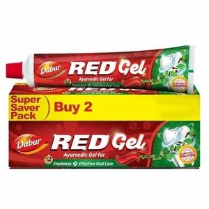 Dabur Red Gel Toothpaste 150 g (Pack of 2)