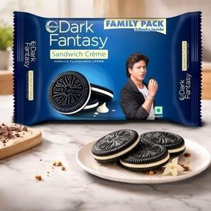 Sunfeast Dark Fantasy Vanilla Creme Dark Crunch Biscuit 237g