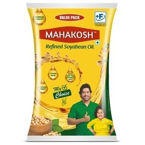 Mahakosh Refined Soyabean Oil 750 g (Pouch)